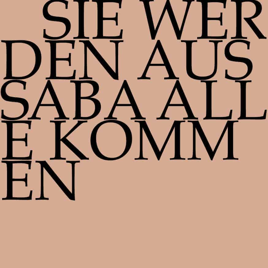 J.S. Bach-Stiftung Kantate BWV 65|BWV065|||||||||