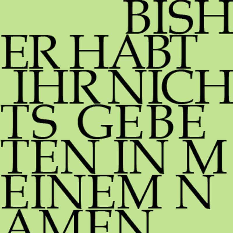 J.S. Bach-Stiftung Kantate BWV 87|J.S. Bach-Stiftung Kantate BWV 87