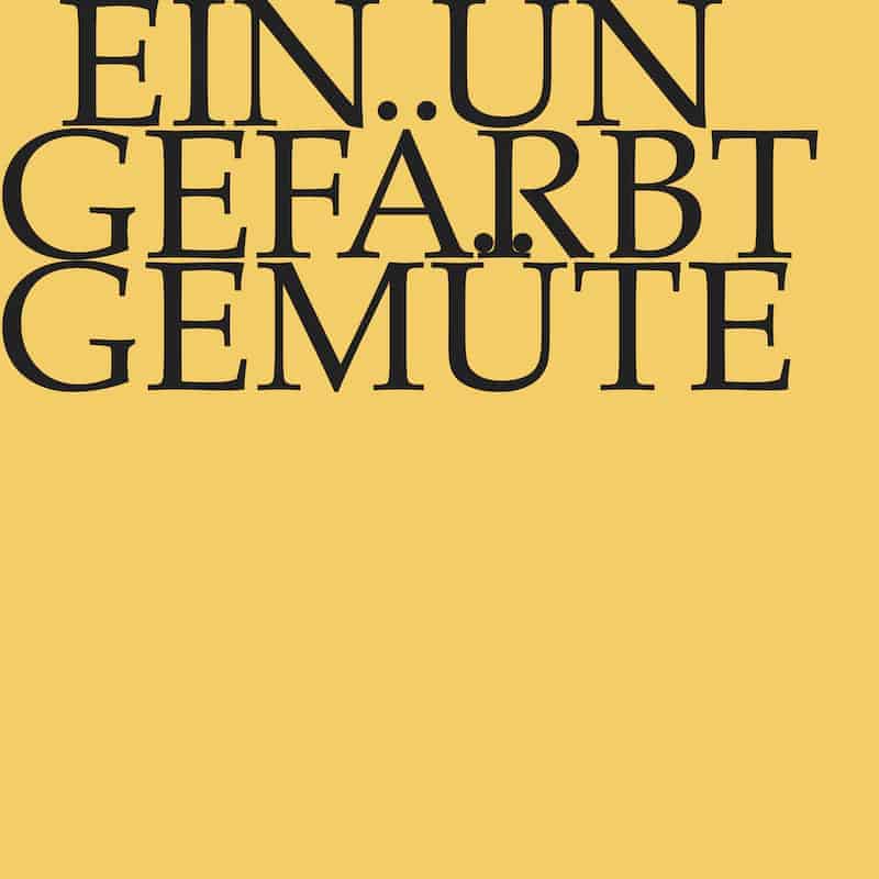 J.S. Bach-Stiftung Kantate BWV 24| J.S. Bach-Stiftung Kantate BWV 24
