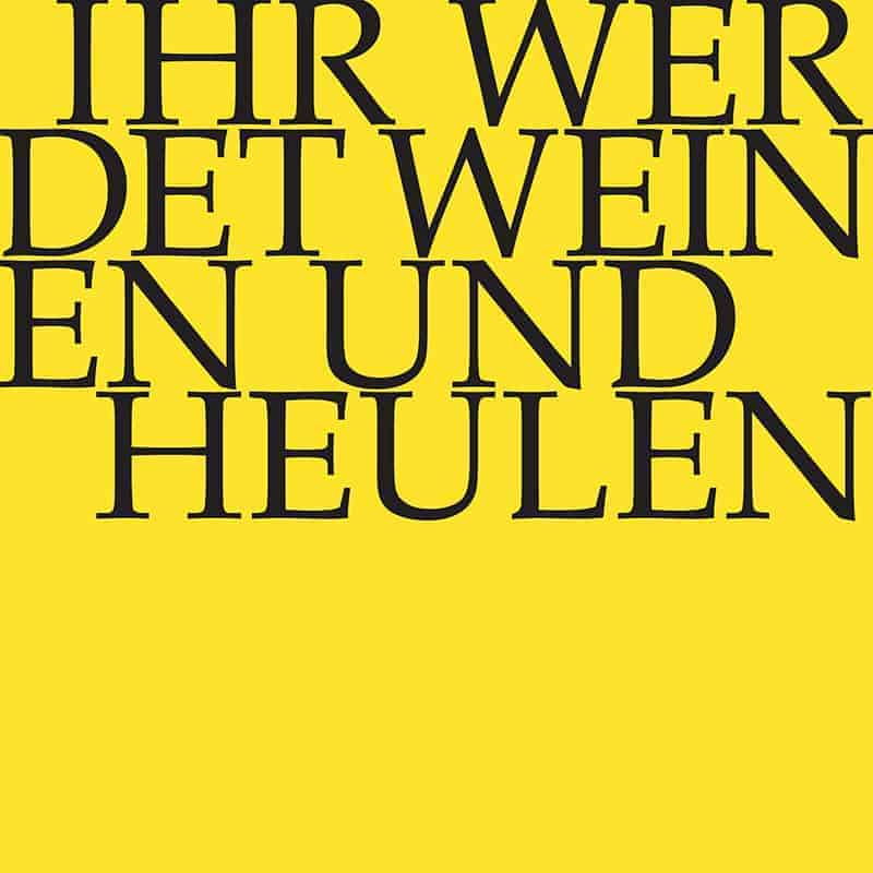 J.S. Bach-Stiftung Kantate BWV 103|J.S. Bach-Stiftung Kantate BWV 103