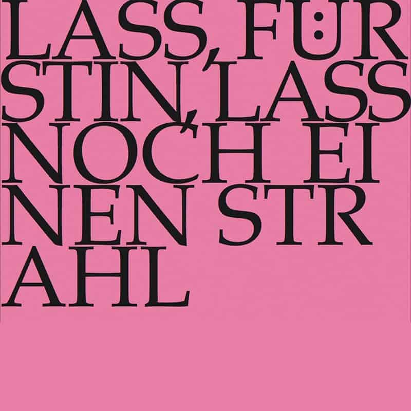 J.S. Bach-Stiftung Kantate BWV 198|J.S. Bach-Stiftung Kantate BWV 198
